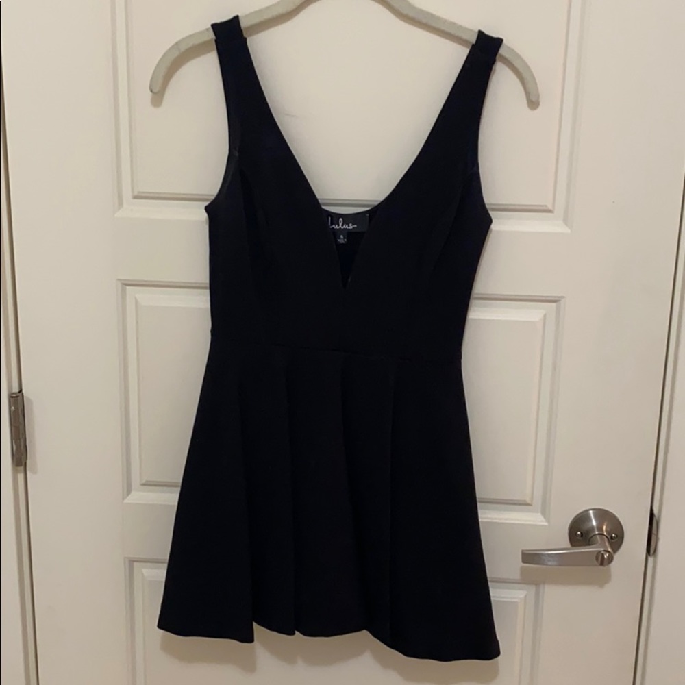 Black skort dress